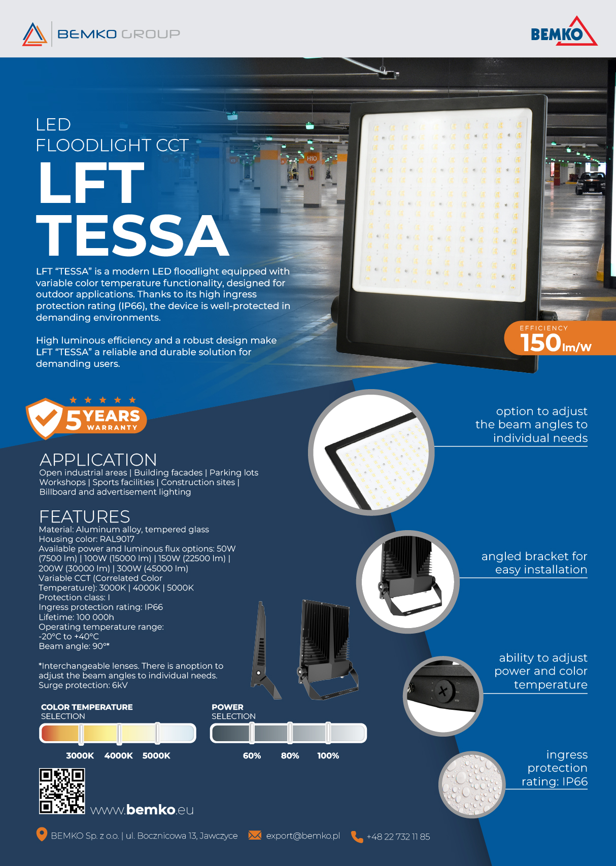 LFT “TESSA” – The LED Floodlight for Special Tasks